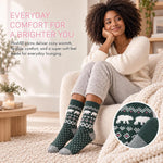 Cuddl Duds Plushfill Holiday Lounge Socks
