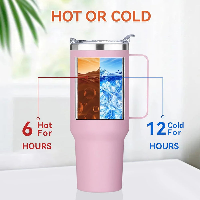 Stainless Steel Tumbler with Handle