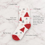 Cuddl Duds Plushfill Holiday Lounge Socks