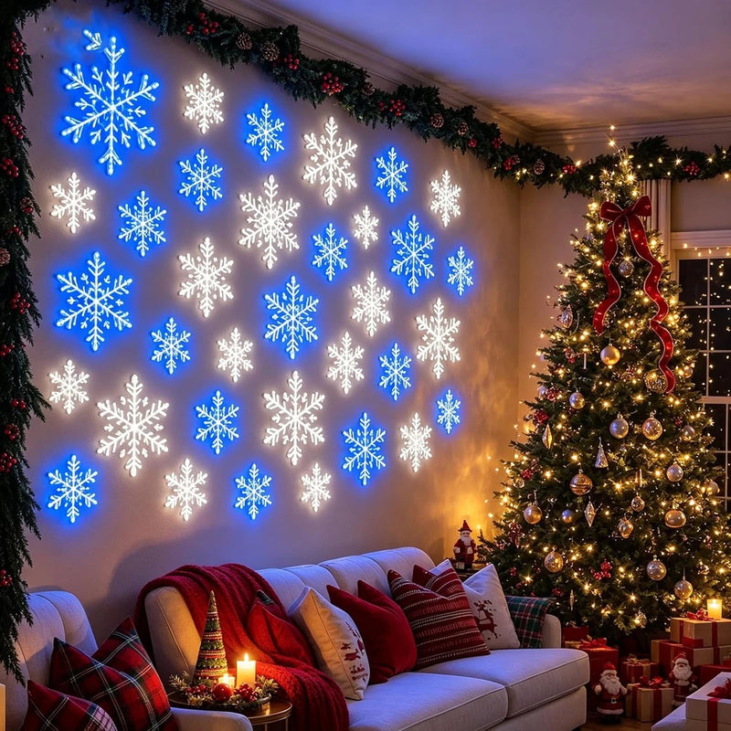 LED Snowflake Wall Light