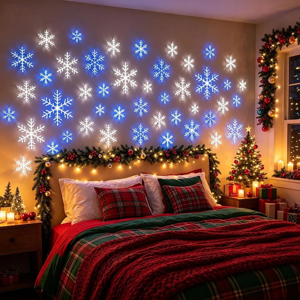 LED Snowflake Wall Light
