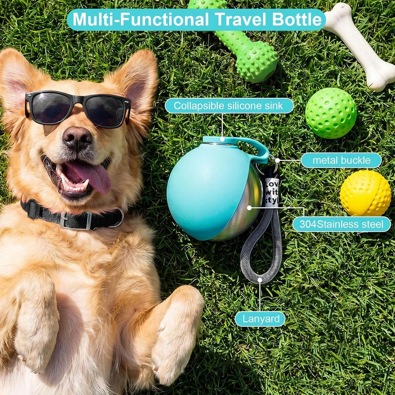 Botella De Agua Portatil Para Perros