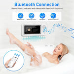 Soporte de Ducha Impermeable para Teléfono con Altavoz Bluetooth